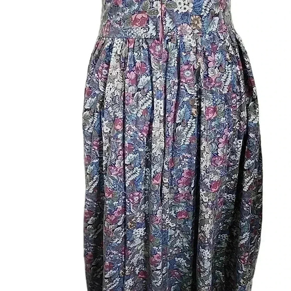 WOMENS Vintage  60s -70sCottage  Garden Core  Midi Floral Maxi Dress. Si… - Picture 6 of 12